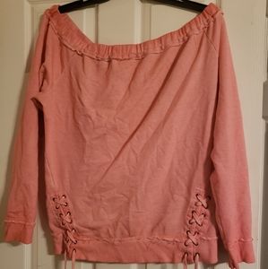 Off the shoulder sweater